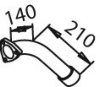 DINEX 50119 Exhaust Pipe
